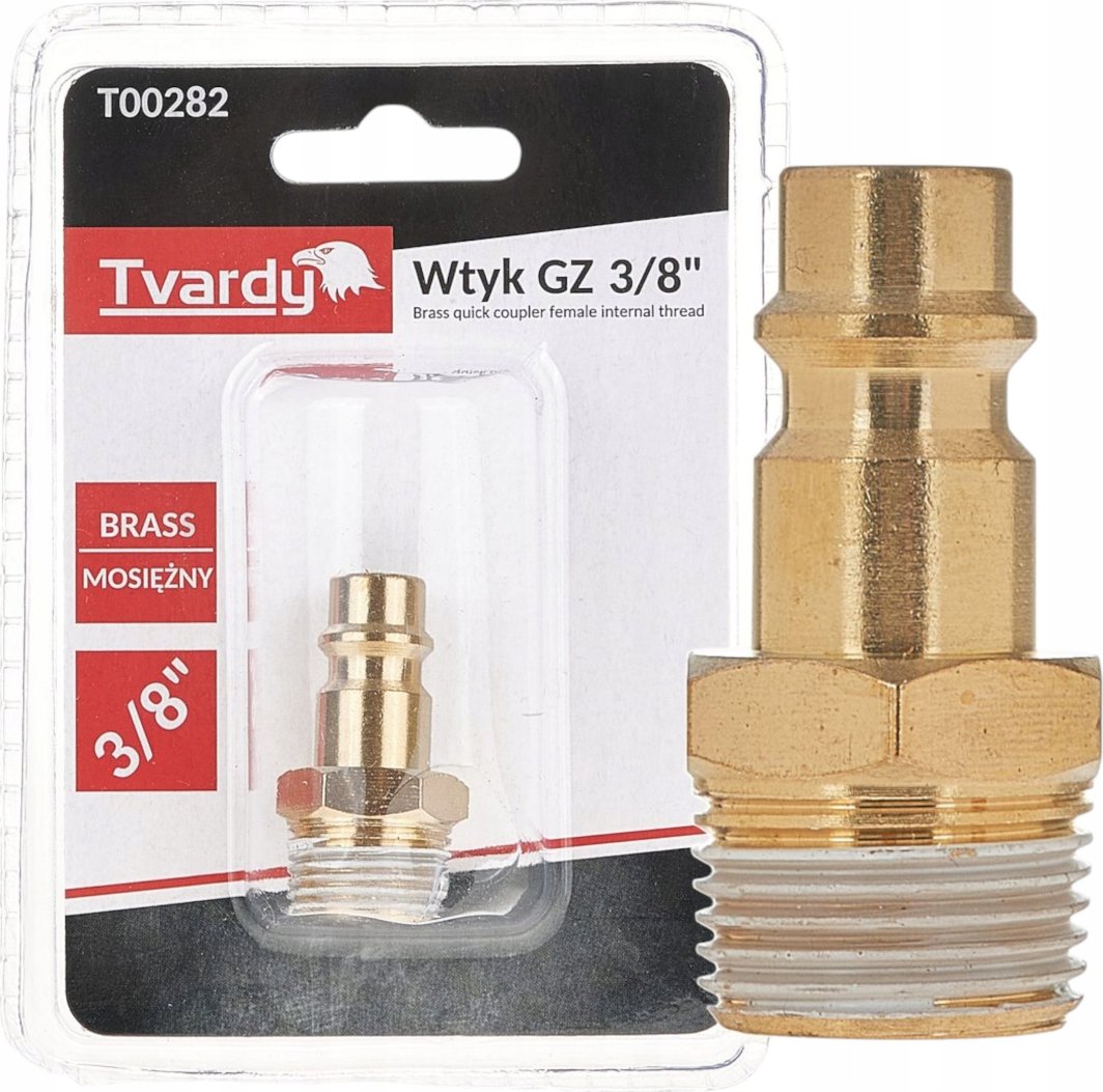Wtyk mosiężny GZ 3/8" typ męski (1/10/100) 1