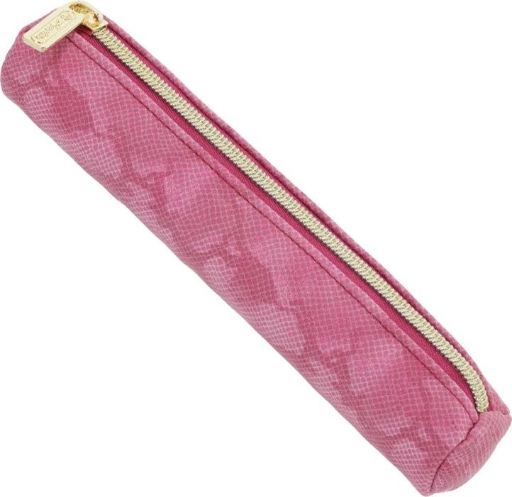 Piórnik Kosmetyczka Etui Tuba Snake Wąż Okrągły Różowy Herlitz 50046614 1