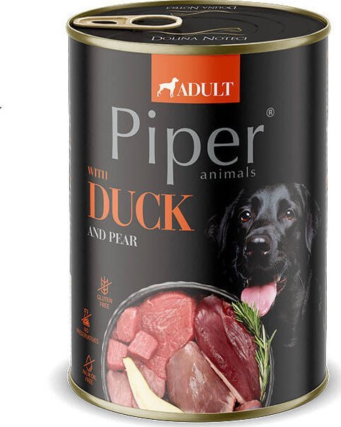 Mokra Karma dla psa Piper Animals z kaczką i gruszką 400 g 1