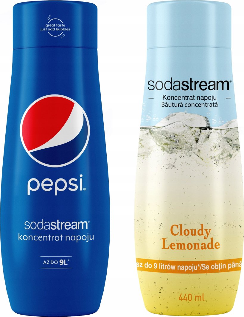 Zestaw 2 koncentratów SodaStream Pepsi+Lemonade 1