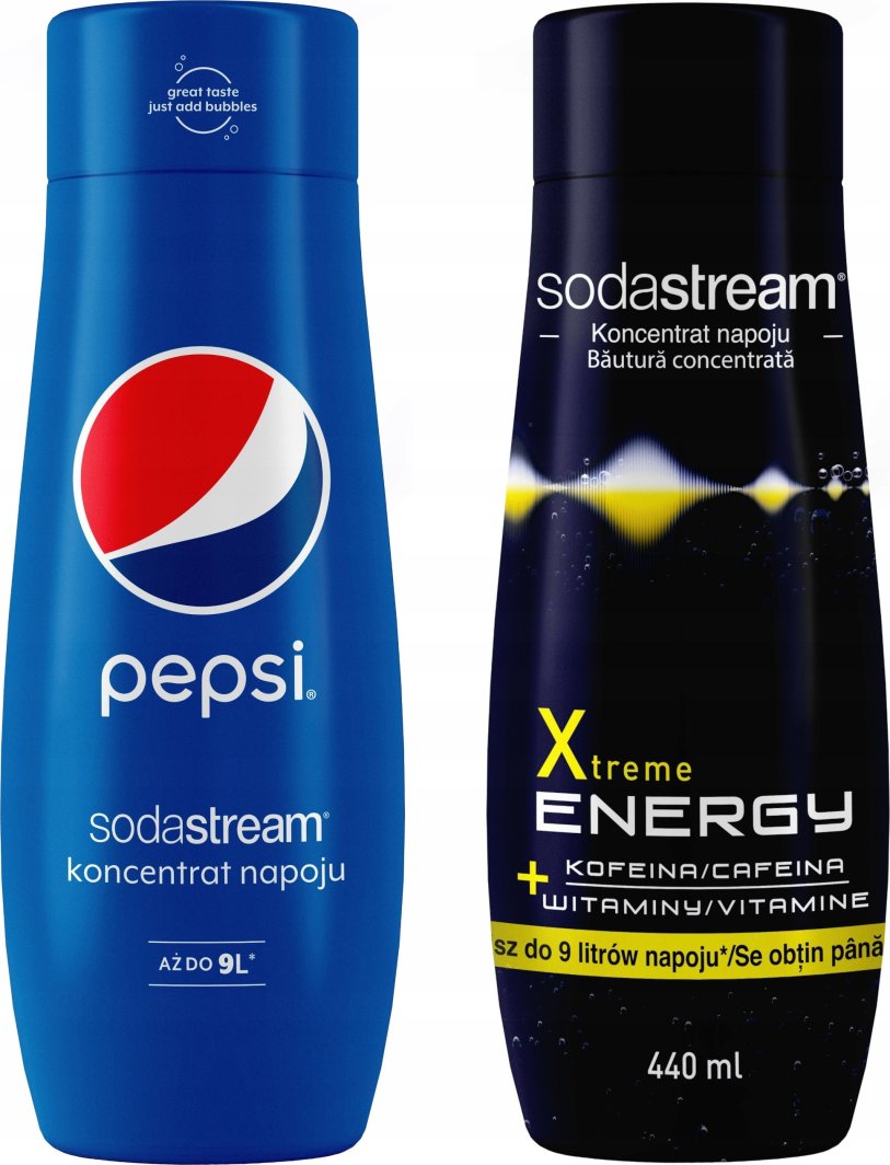Zestaw 2 koncentratów SodaStream Pepsi+Energy 1