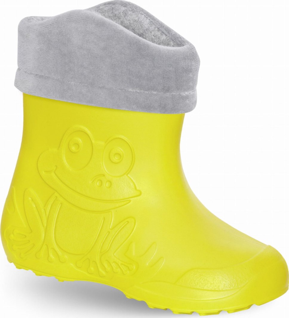ZETPOL kalosze dziecięce EVA Frog Lime z wkładem ocieplającym 1