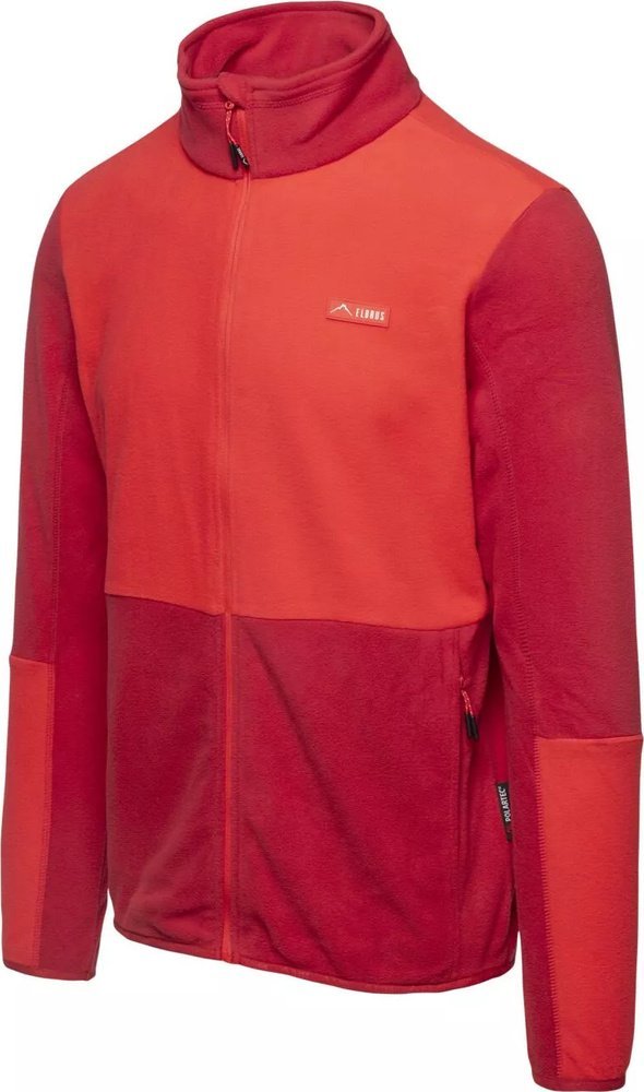 Męski polar Elbrus RANITO100 POLARTEC chilli pepper/flame scarlet rozmiar M 1
