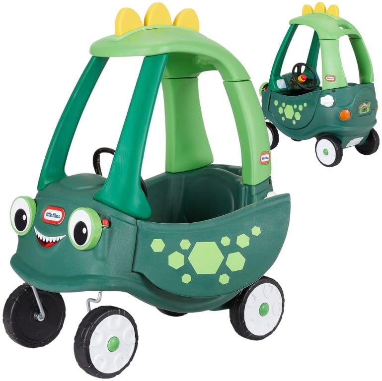 Little Tikes Jeździk Cozy Coupe Dino Zielony 1