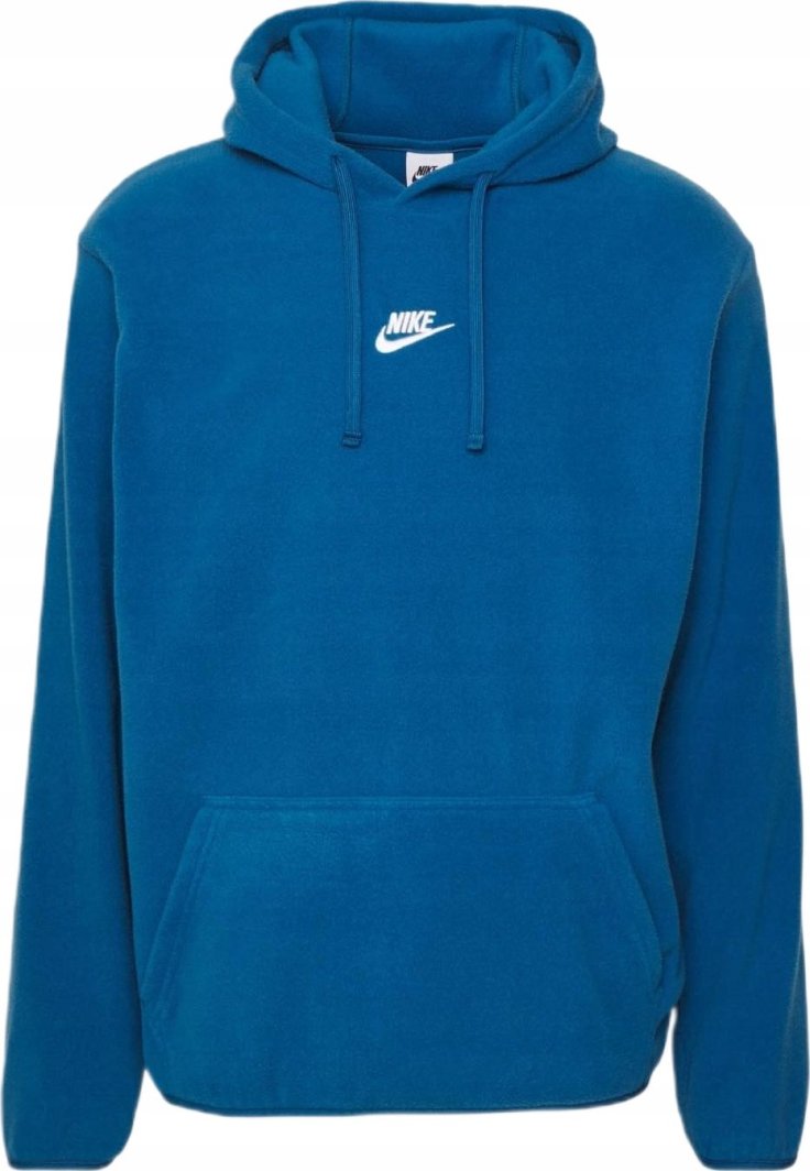 BLUZA MĘSKA NIKE POLAROWA Z KAPTUREM FJ0726 457 r. S 1