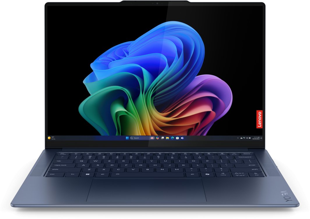 LENOVO YOGA SLIM 7 SNAPDRAGON ELITE X1E-78-100/14.5" 3K (2944X1840) OLED 500NITS GLOSSY, TOUCH/32GB/1TB SSD/QUALCOMM ADRENO GPU/COPILOT+PC/W11H/ENG (COSMIC BLUE) 1
