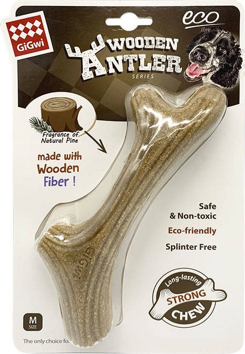 Gigwi EcoLine gryzak z drewna i syntetycznego materiału dla psa roz. M 1