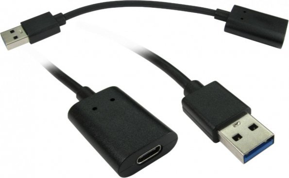 origin storage USB CABLE 5GBPS 15CM/TYPE A (M) TO TYPE C (F) 1