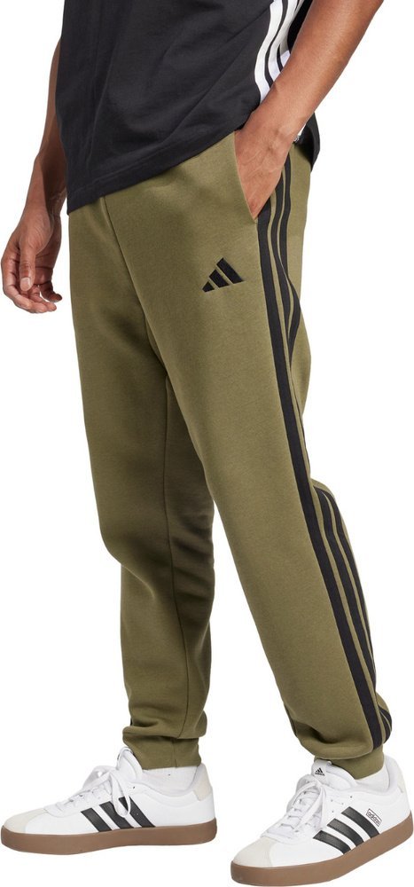 Spodnie męskie adidas Essentials 3-Stripes Fleece zielone JD1857 2XL 1