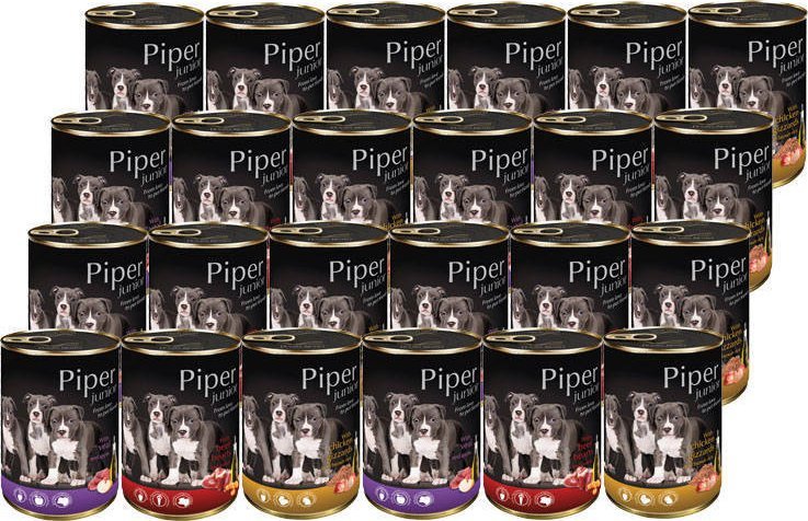 Mokra karma dla psa Piper Animals junior mix 24 x 400 g 1