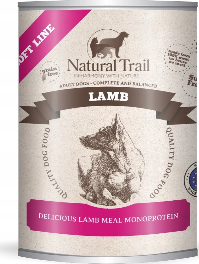 NATURAL TRAIL Dog SOFT LINE MONOPROTEIN  Lamb 800g 1