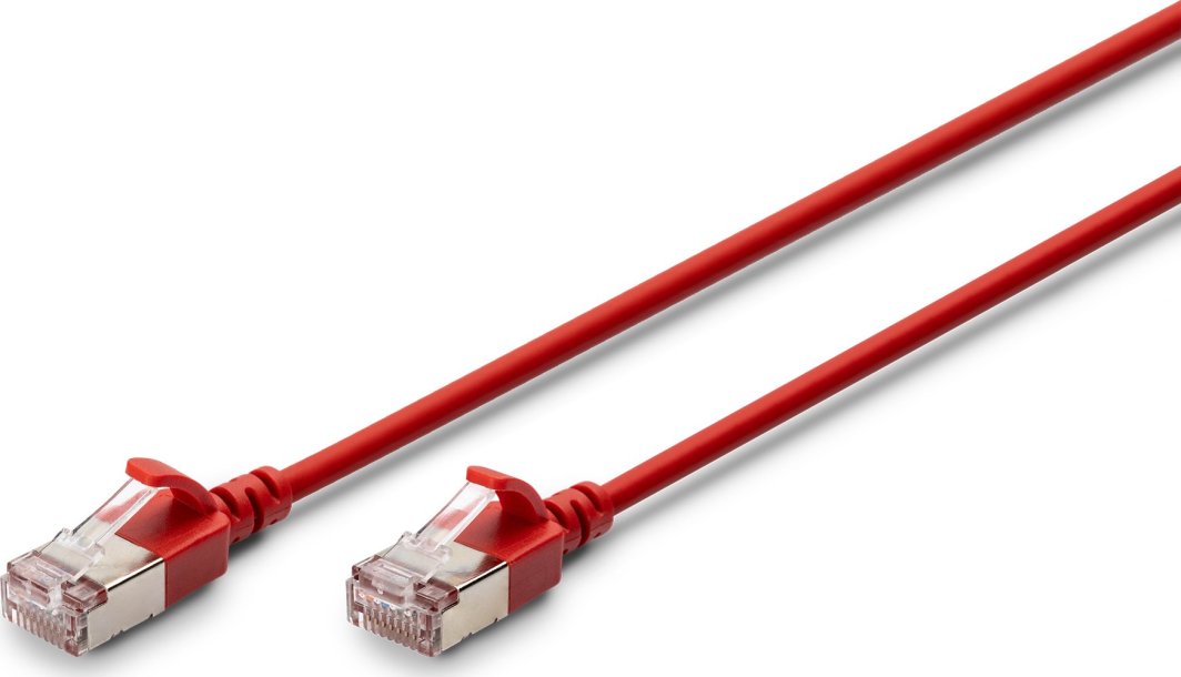 Digitus CAT 6A klasa Ea, F/FTP, skrętka patch, Cu, LSZH, AWG 32/7, długość: 2 m, czerwony 1