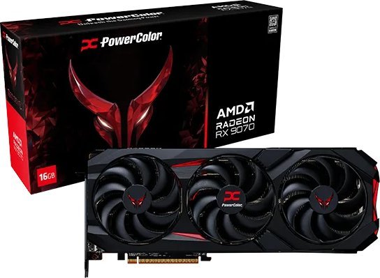Karta graficzna POWERCOLOR Red Devil Radeon RX 9070 16GB GDDR6 (RX9070 16G-E/OC) 1