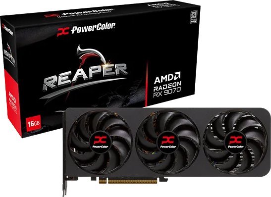 Karta graficzna POWERCOLOR Reaper Radeon RX 9070 16GB GDDR6 (RX9070 16G-A) 1
