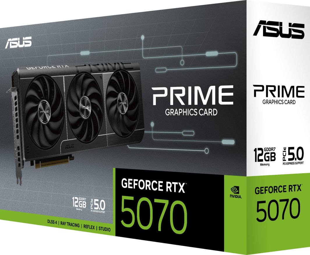 Asus Prime GeForce RTX 5070 12GB GDDR7 DLSS4 (PRIME-RTX5070-12G