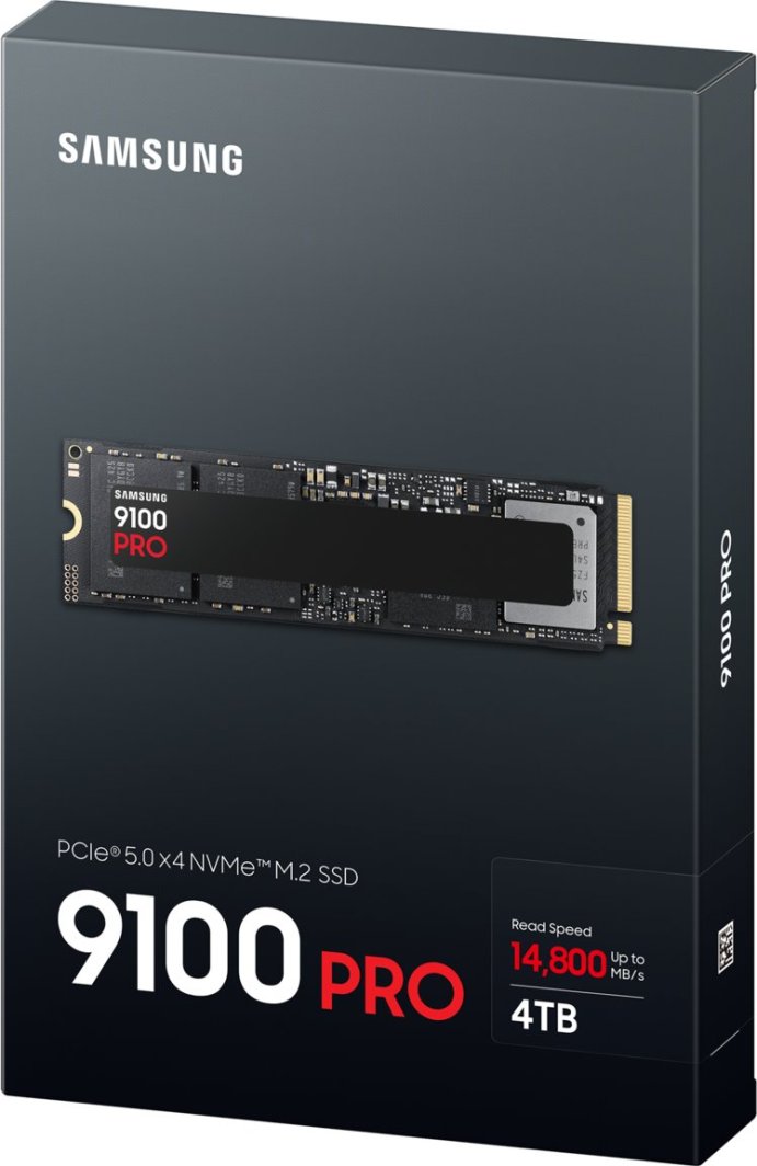 Samsung 9100 Pro 4TB M.2 2280 PCI-E x4 Gen5 NVMe (MZ