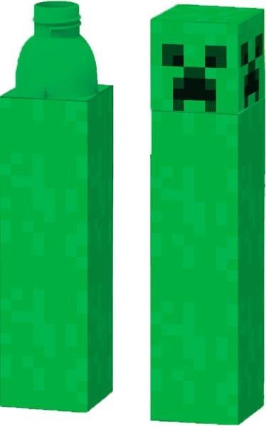 Butelka na wodę Minecraft Creeper 650ml PP MC00009 Kids Euroswan 1