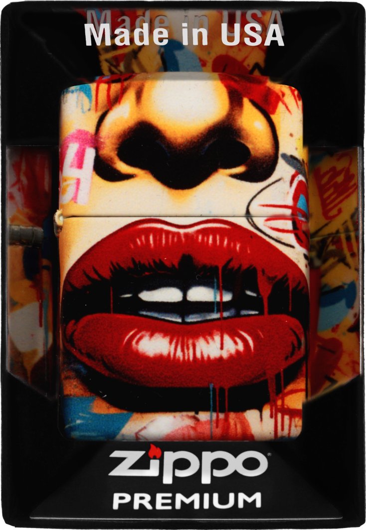 Zapalniczka ZIPPO STREET ART FACE DESIGN 60007208 1