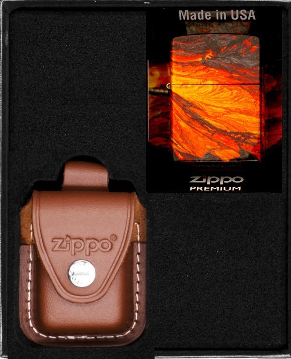 Zestaw ZIPPO Zapalniczka LAVA FLOW Prezentowy No2 1