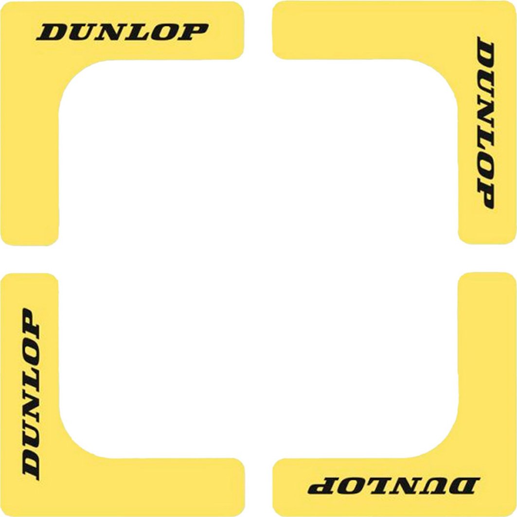 Corners for tennis court DUNLOP 8pcs yellow 1