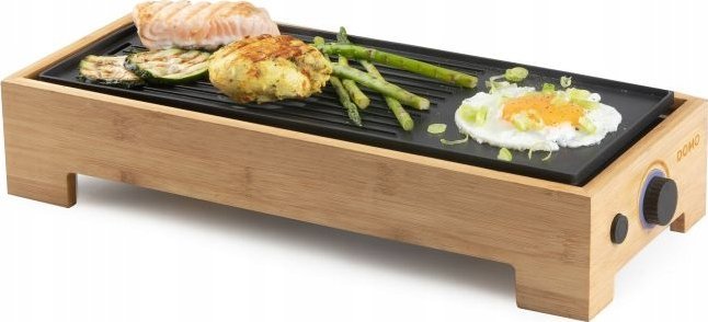 DOMO DO9270G Plancha grill, bamboo style, Just us