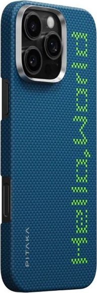 Pitaka Tactile Woven Case, Hello World - iPhone 16 Pro Max 1