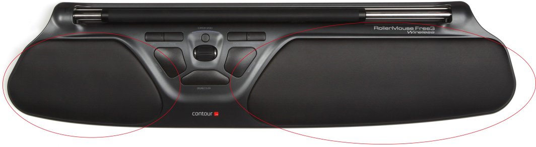 Wrist Rest for Contour RollerMouse RM-FREE3 1