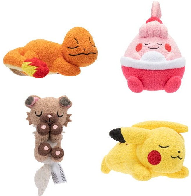 POKEMON SLEEPING PLUSH 12 CM CDU ASS - assorted 1