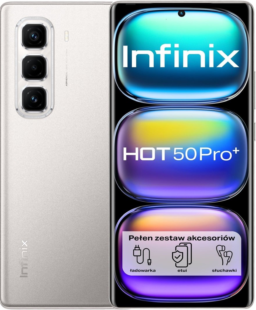 Smartfon Infinix Hot 50 Pro+ 8/256GB Szary  (X6880GE) 1