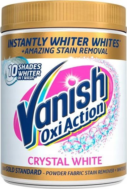 Vanish Oxi Action White - Skuteczny Odplamiacz w proszku do Białych Tkanin - 470 g 1