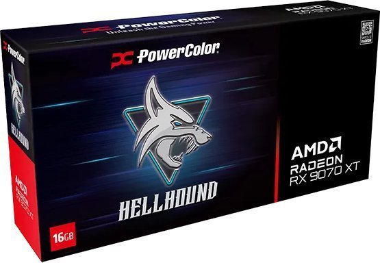 POWERCOLOR Hellhound Radeon RX 9070 XT 16GB GDDR6 (RX9070XT 16G-L