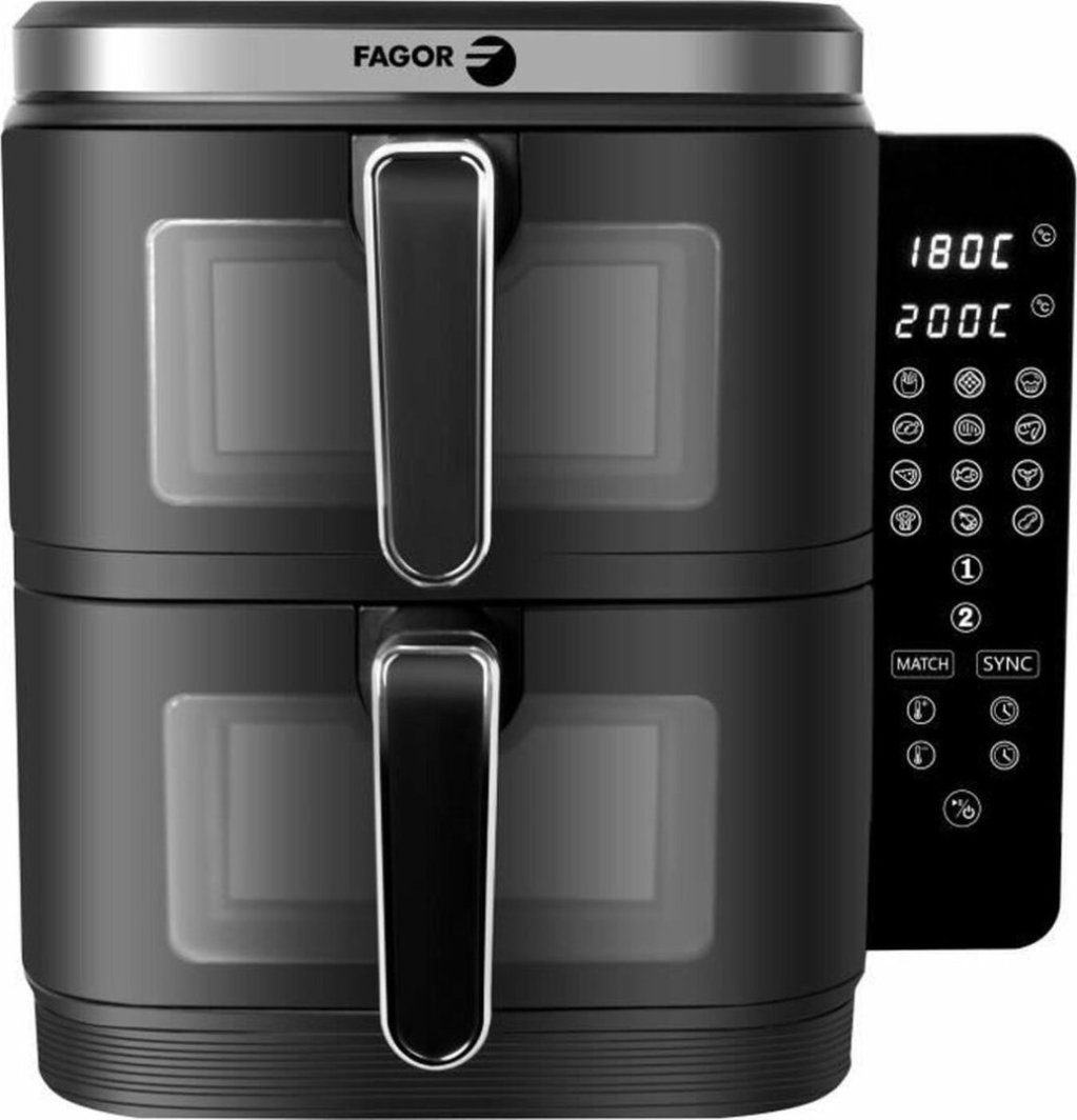 Frytkownica na gorące powietrze Fagor FGD11 Czarny 2800 W 5,5 L 1