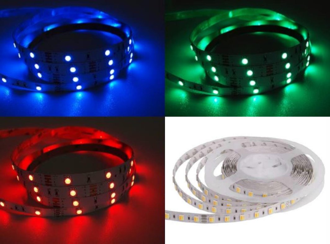 HQS-5050-60LED-14.4W-RGB-WP-24V: Profesjonalna taśma LED 14,4W/m, 24V, 60LED 5050, RGB, IP64 1