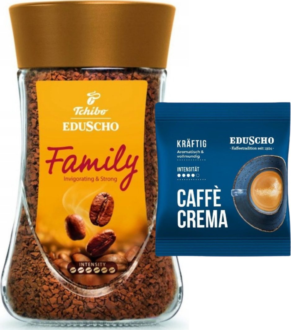 Tchibo Eduscho Family 200g Kawa Rozpuszczalna Robusta +GRATIS Saszetka 100g 1