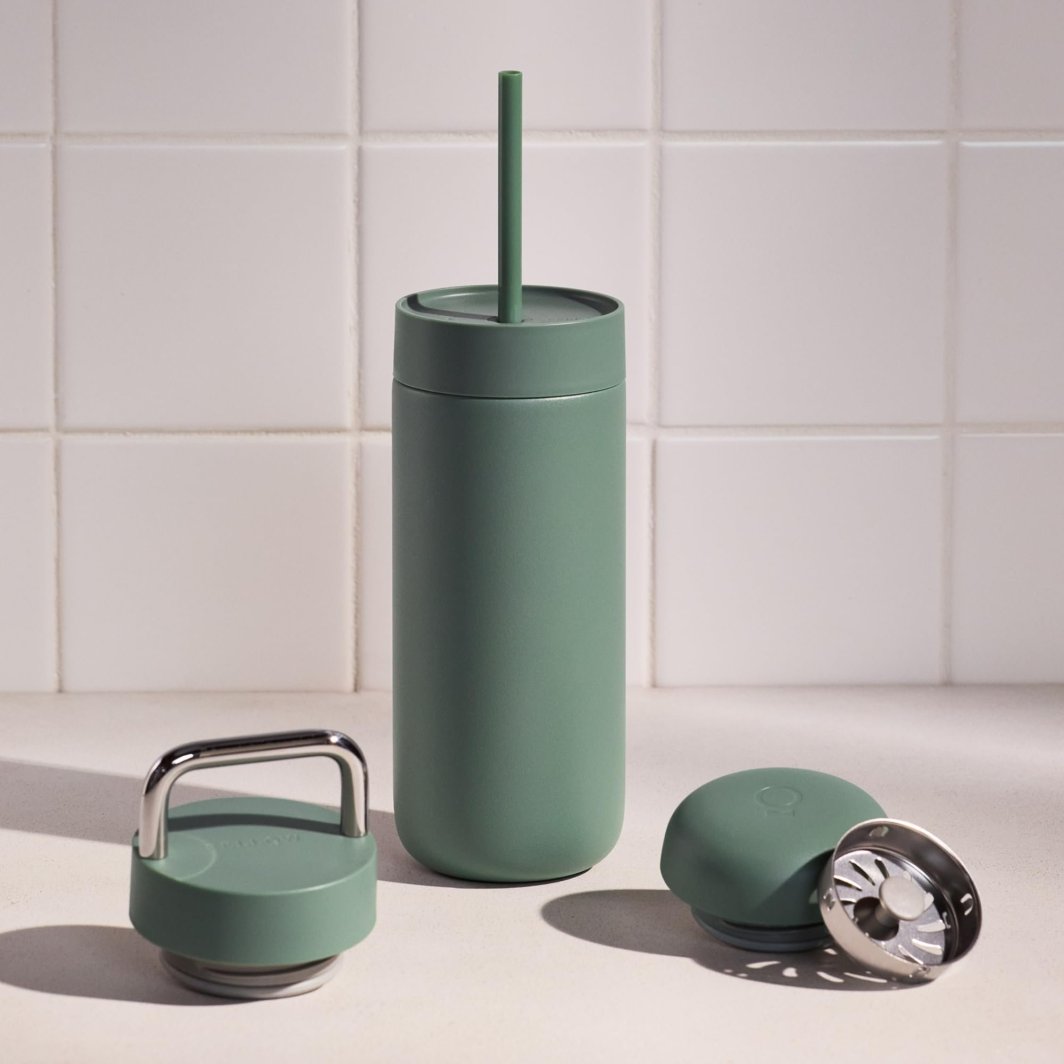 Fellow - Carter Move Mug 3 w 1 - Kubek termiczny + 3 nakrętki - Szałwiowy 473 ml 1