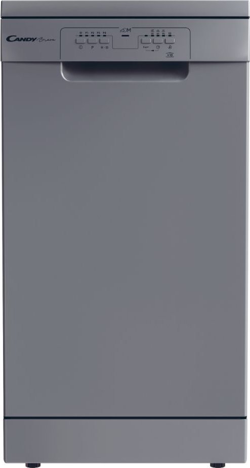 Candy Dishwasher | CDPH 2L1049S | Free standing | Width 45 cm | Number of place settings 10 | Number of programs 5 | Energy efficiency class E | Silver 1