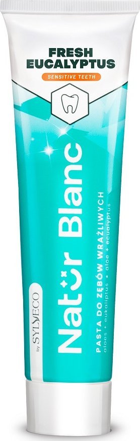 SYLVECO Natur Blanc pasta do wrażliwych zębów Fresh Eucalyptus 100ml 1