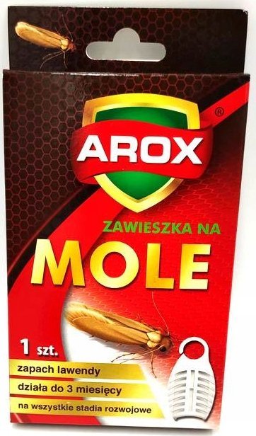 Arox Zawieszka na mole odzieżowe o zapachu lawendy, 1 szt 1