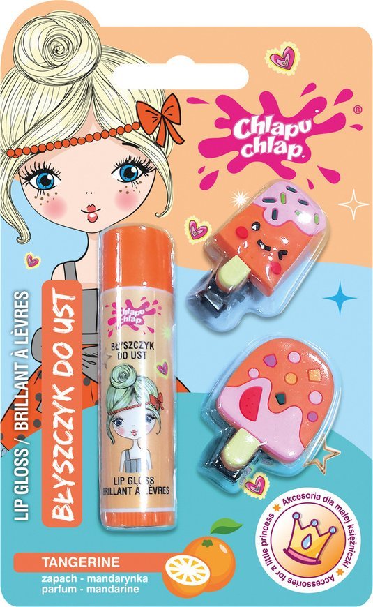 Chlapu Chlap Błyszczyk spinka kształt lodów 1