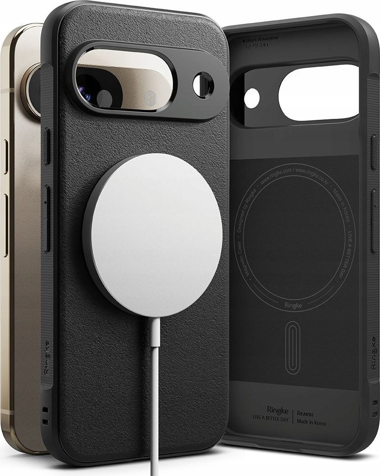 Etui Ringke Onyx Magnetic MagSafe Google Pixel 9a Black 1
