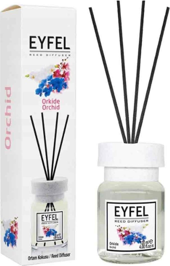 Eyfel Dyfuzor zapachowy z patyczkami Orchidea 120ml 1