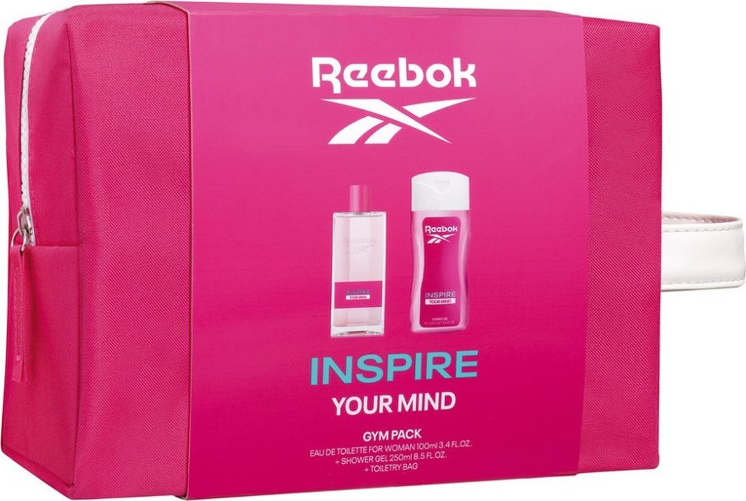 Reebok Inspire Your Mind Zestaw prezentowy kosmetyczka woda toaletowa 100ml + żel pod prysznic 250ml 1
