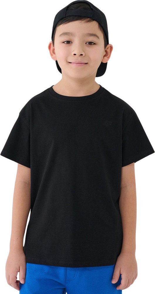 Koszulka dla chłopca 4F M2330 czarna 4FJWMM00TTSHM2330 20S 146cm 1