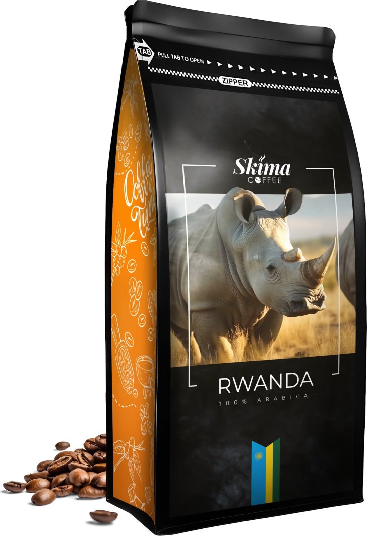 Kawa ziarnista SkimaCoffee Rwanda 1 kg 1