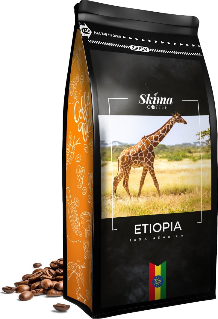 Kawa ziarnista SkimaCoffee Etiopia 1 kg 1