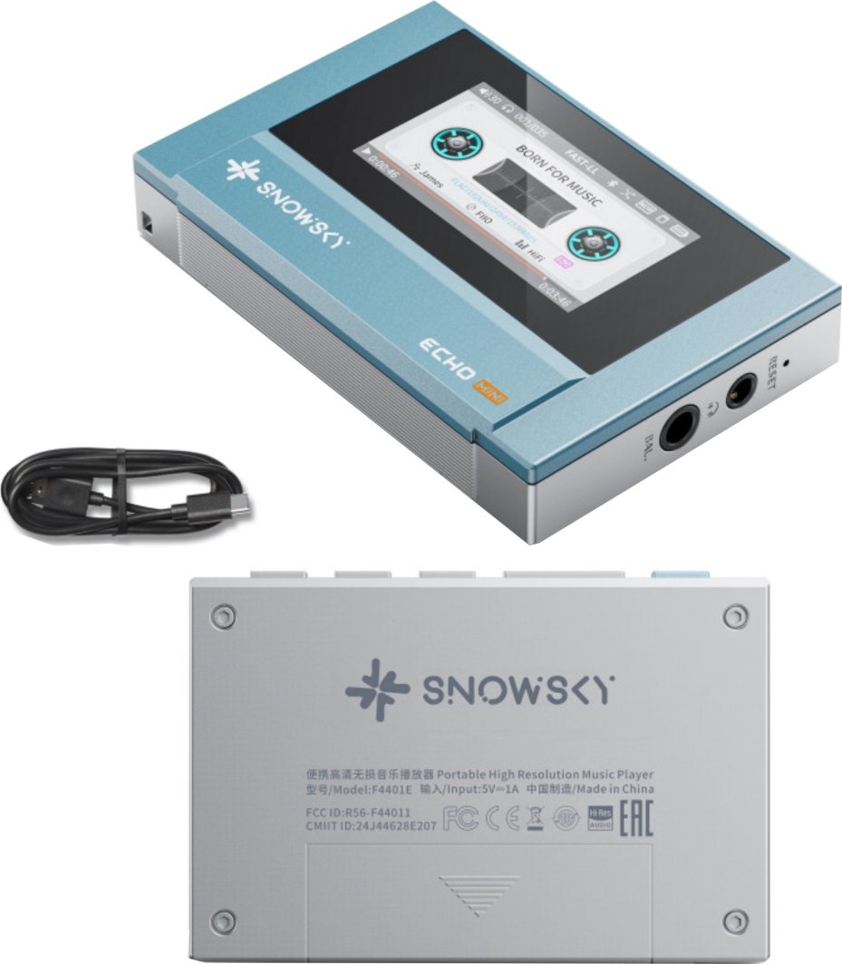 FIIO SNOWSKY ECHO MINI Przenośny odtwarzacz Hi-Res niebieski 1