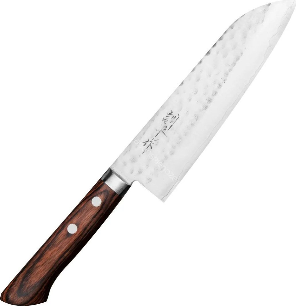 Kunio Masutani VG-1 Hammered Machoń Nóż Santoku 17 cm 1