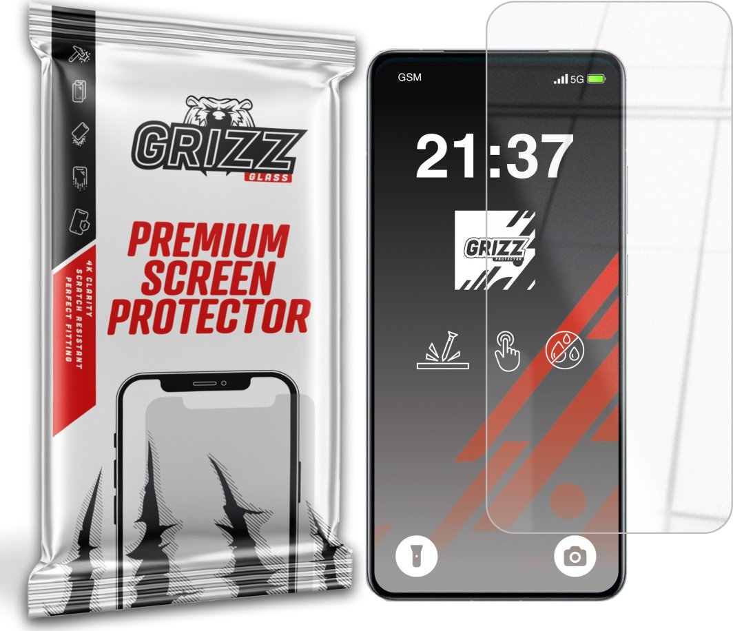 Szkło hybrydowe GrizzGlass HybridGlass do Realme GT7 Pro Racing 1