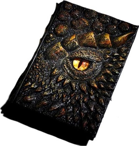 Zeszyt Pamiętnik Notes Dziennik W Stylu Retro Smok Dragons Żółta Okładka 1