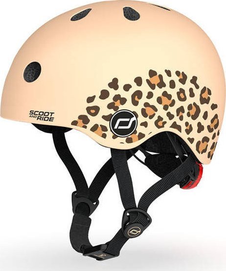 Scoot and Ride Kask dla dzieci 1-5 lat rozm. XXS-S, kolor: Leopard 1